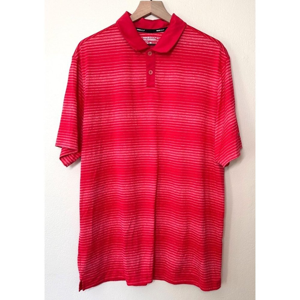 Nike Golf Tour Performance Dri Fit Polo Pink Mens XL
